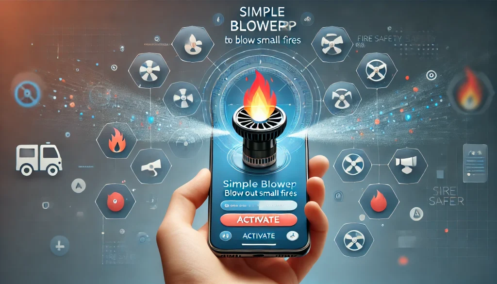 What is Simple Blower App to Blow Out Small Fires